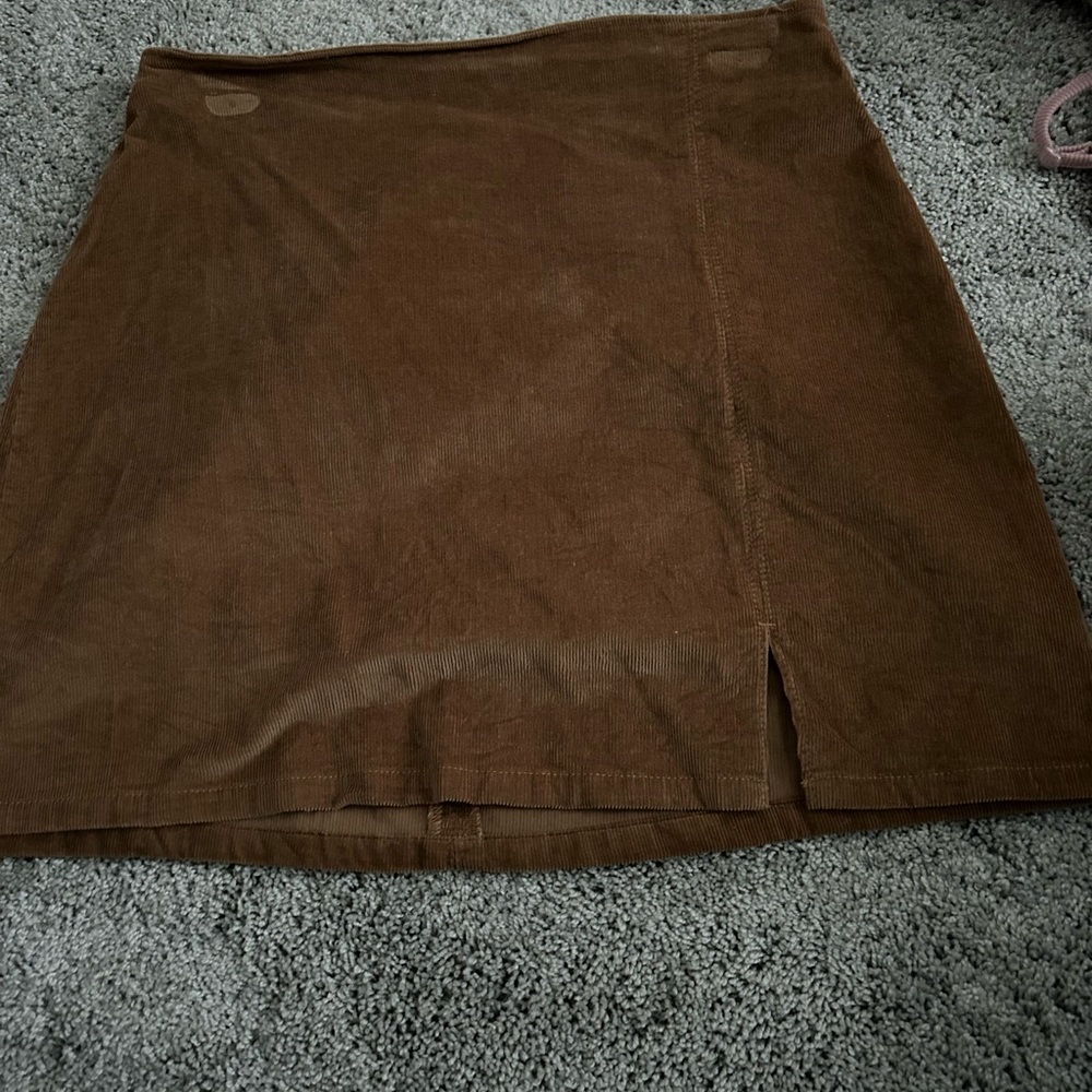 Hollister ultra-high rise corduroy skirt
